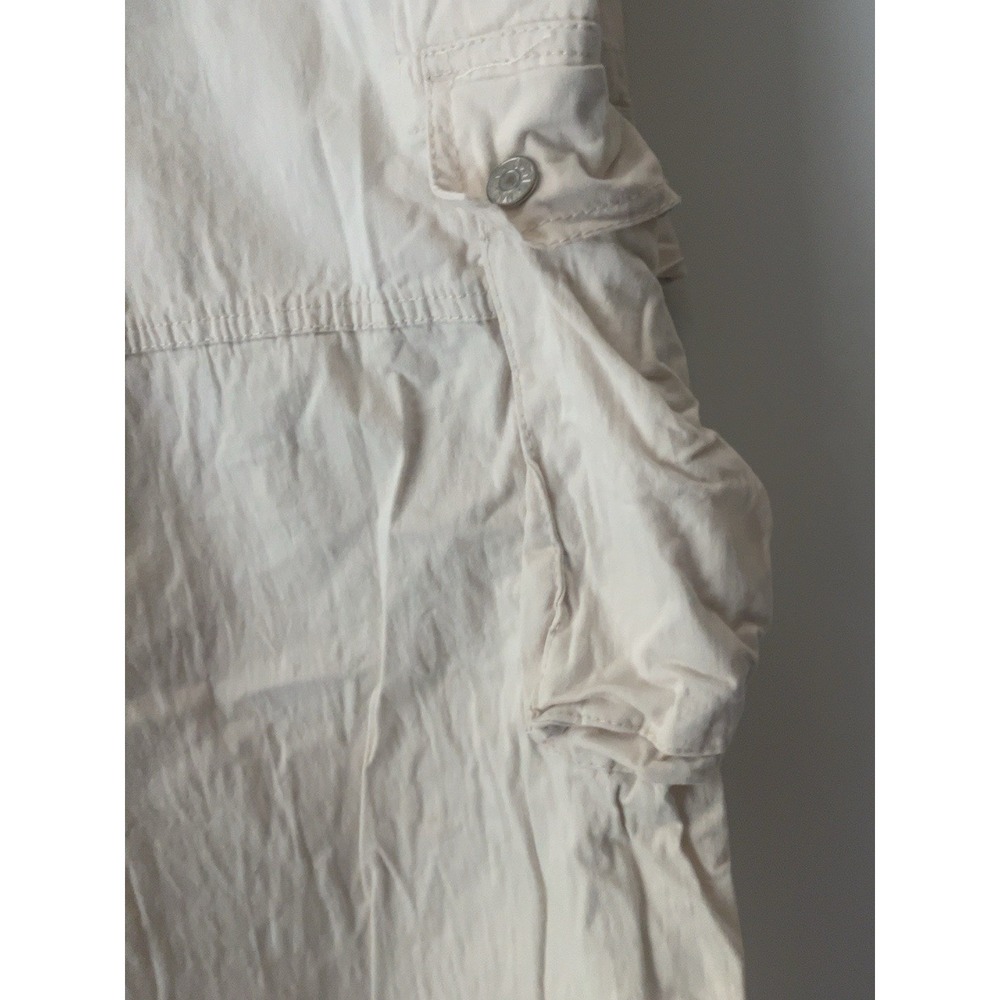 Madden‎ NYC Women's XL Beige Cargo Utility Pants Drawstring Adjustable Hem - Picture 4 of 7